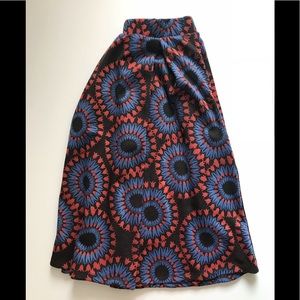 LuLaRoe XS Madison Skirt- Material Jacquard NWOT
